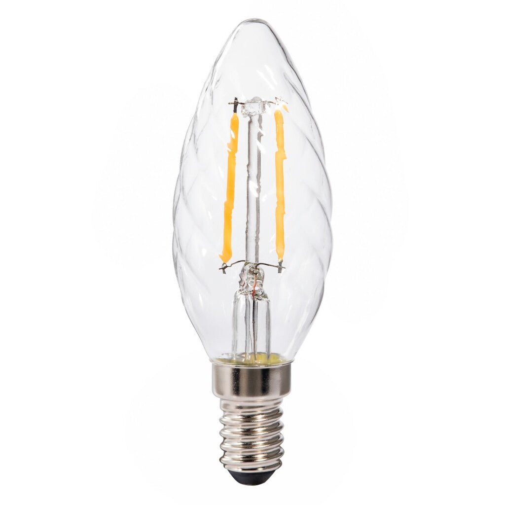 Xavax LED filament E14 250lm erstatter 25W stearinlyslampe varm hvid