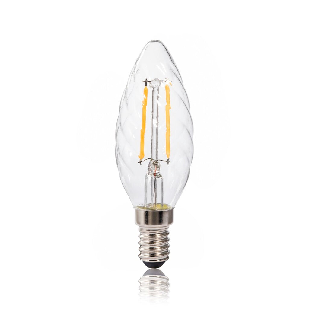 Xavax LED filament E14 250lm erstatter 25W stearinlyslampe varm hvid