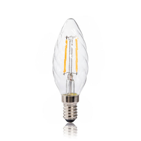 Xavax LED filament E14 250lm erstatter 25W stearinlyslampe varm hvid
