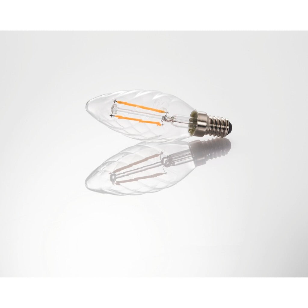 Xavax LED filament E14 250lm erstatter 25W stearinlyslampe varm hvid