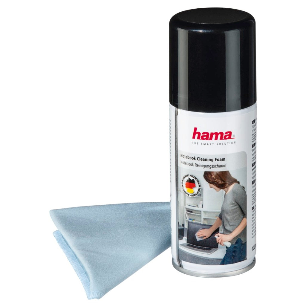 Hama notebook rengøringsskum 100 ml inkl. klud