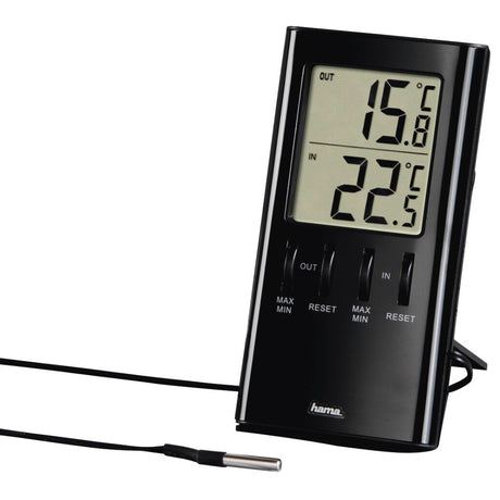 Hama LCD termometer T-350 sort