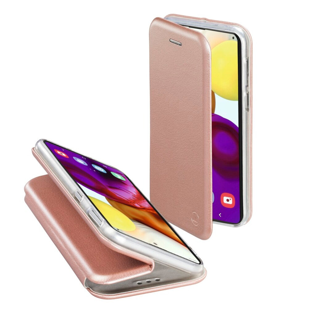 Hama hæftekurve til Samsung Galaxy A71 rosa guld