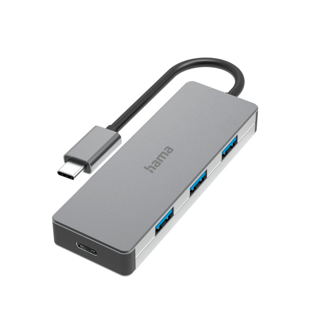 Hama USB-C hub 4-ports USB 3.2 gen2 10 Gbit S aluminium