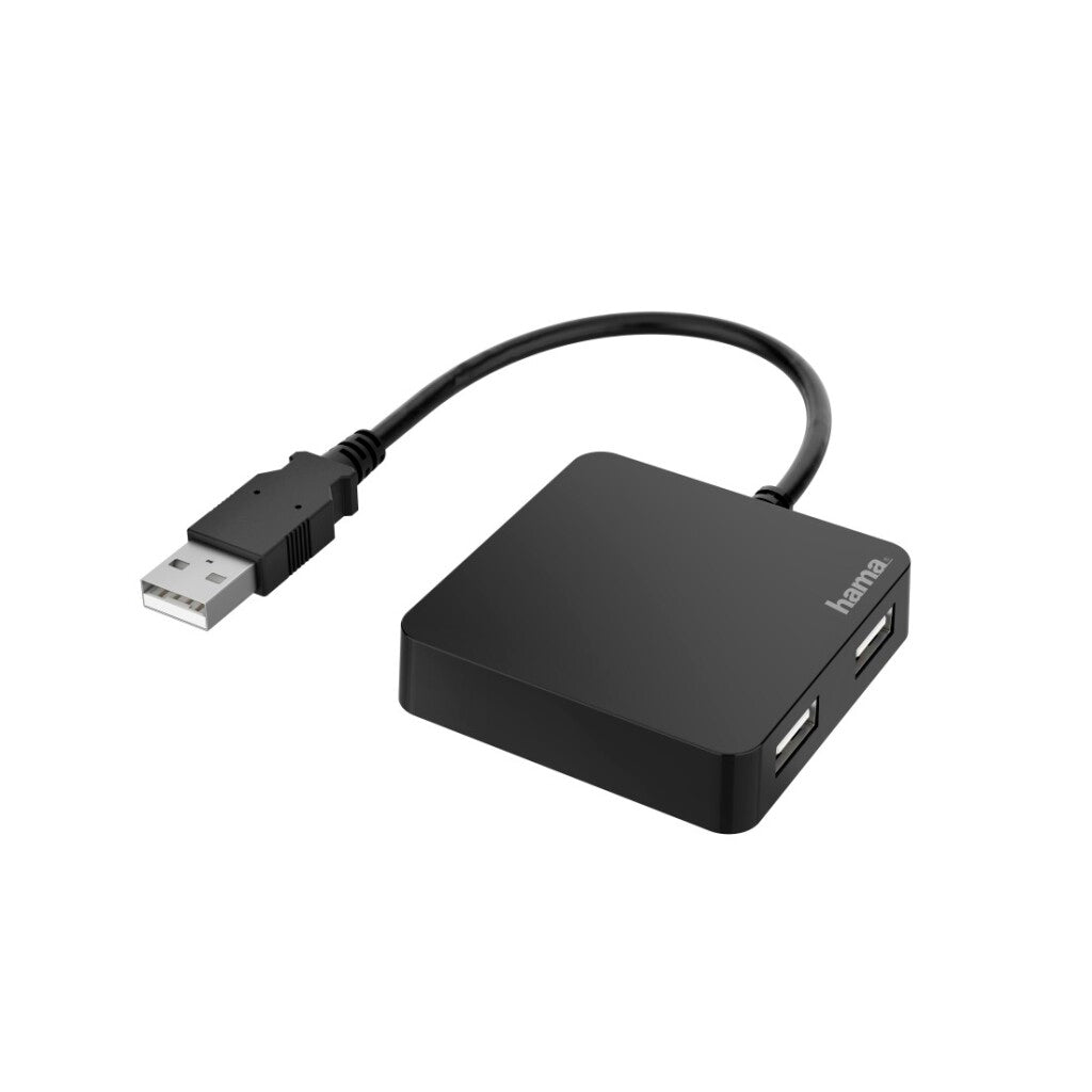 Hama USB hub indgangslinje 4 porte sort