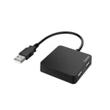 Hama USB hub indgangslinje 4 porte sort