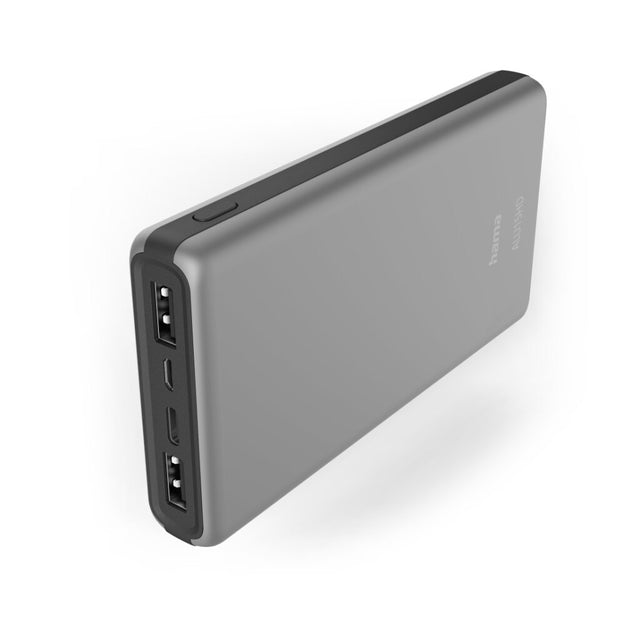 Hama power pack alu15hd 15000mah 3 udgange: 1x USB-C 2x USB-A sølv