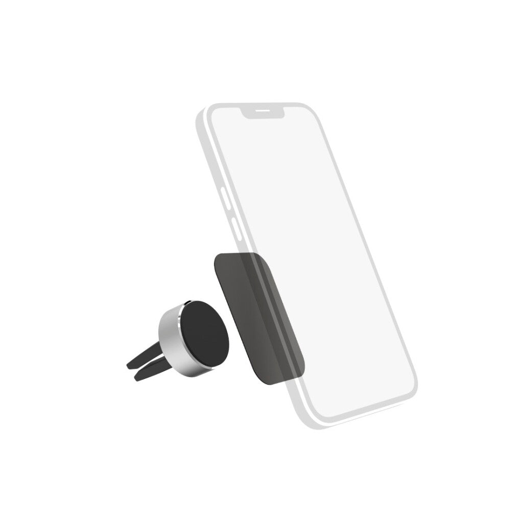 Hama mobiltelefon holder til bilens magnet aluminium til udluftning. 360 graders rotation. uni.