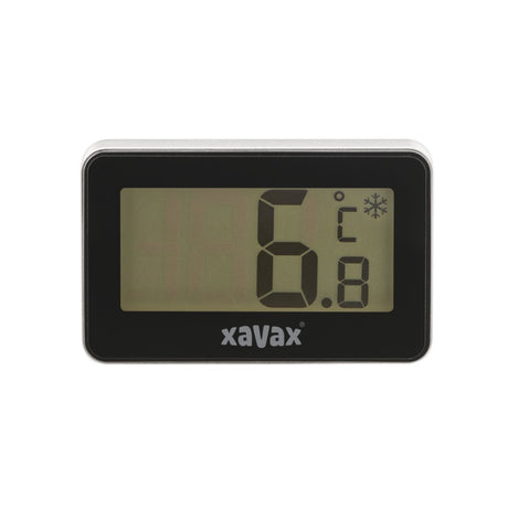 Xavax digitalt termometer til køleskab, fryser og kummefryser, sort