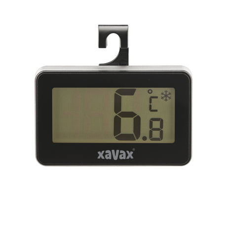 Xavax digitalt termometer til køleskab, fryser og kummefryser, sort