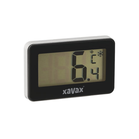 Xavax digitalt termometer til køleskab, fryser og kummefryser, sort