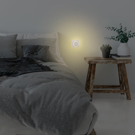 Hama LED-natlys touch-afbryder til socket touch-knap varmt lys
