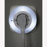 Hama LED natlys cirkel m. integreret. socket lyssensor berøringsbeskyttelse