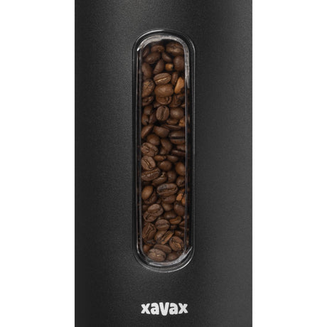 Xavax kaffedåse til 1,3 kg bønner eller 1,5 kg pulver, lufttæt, aromatæt, sort