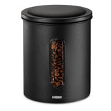 Xavax kaffedåse til 500 g bønner eller 700 g pulver, lufttæt, aromatæt, sort