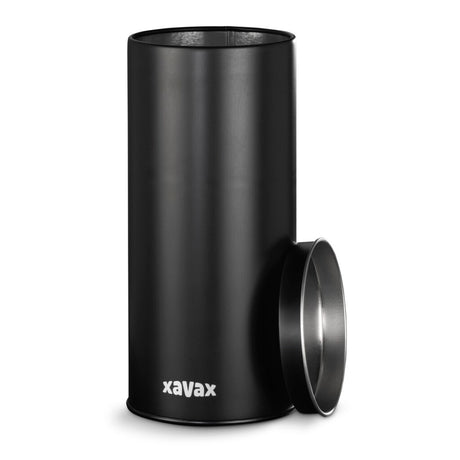 Xavax kaffepude dåse til opbevaring af 20 Senseo pods etc. metal sort