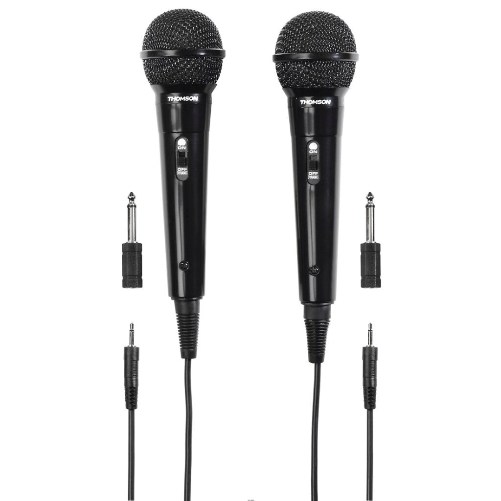 Thomson m135d dynamisk mikrofon karaoke sæt sort