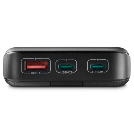 Hama power pack pd 10 10000mah 3 udgange: 2x USB-C 1x USB-A antracit