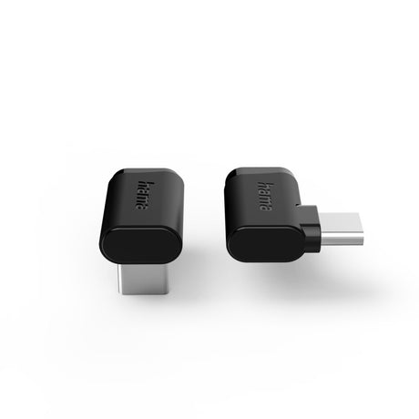 Hama usb-c-hoekadapter 90 deg; usb 3.2 gen2 10 gbit s 5 a 240 w set van 2