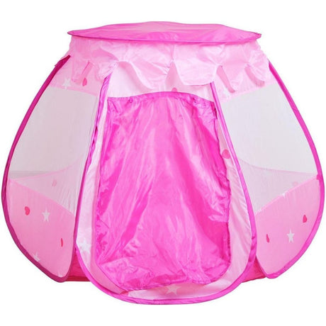 Legetelt med 100 bolde pink