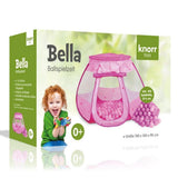 Legetelt med 100 bolde pink