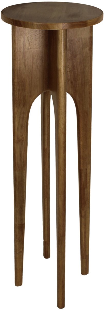 Hd collection tafel rubberhout natuurlijk 34x34x120cm