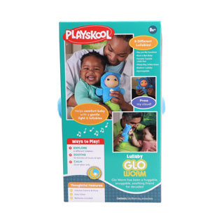 Ingen mærke playskool glødeorm plys legetøj nat lys musik funktion baby legetøj.