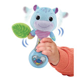 Vtech - dyrevenner rangle - flodhest blå - interaktivt legetøj - godt til motorisk udvikling - fra 3 måneder