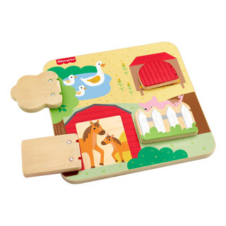 Fisher-pris træ kig-a-boo husdyr | 2 stk