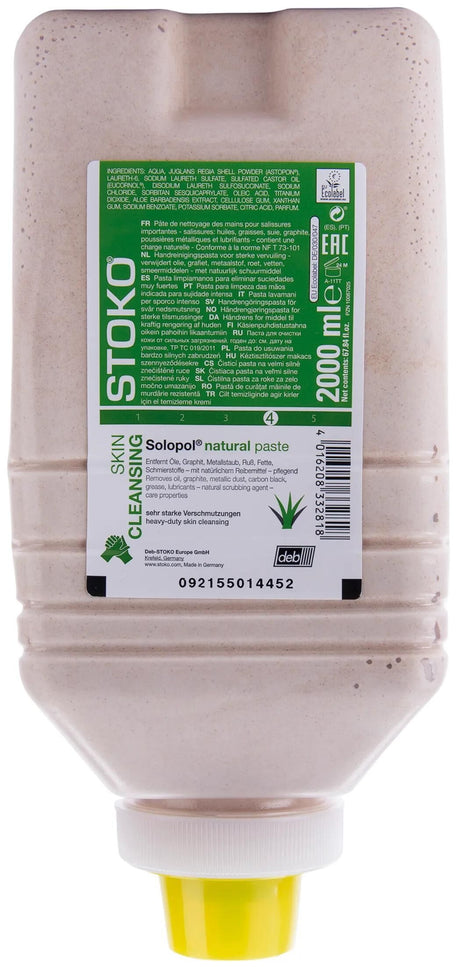 Stoko håndrens solopol naturlig solopol 2000 ml deb- håndrens