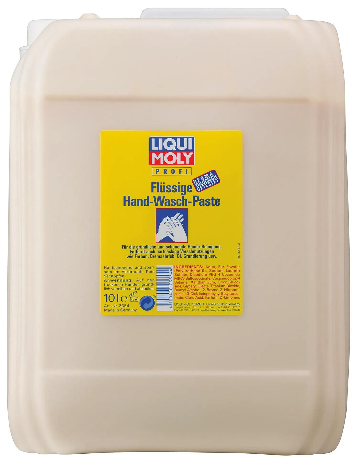 Liqui moly håndrens håndvaskepasta 10l