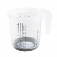 Keeper plastik målebæger anti-skrid 1l ã˜13,5x14cm nordic grey