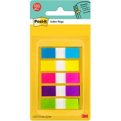 Post-it index - 5 kleuren - 11,9 x 43,2 mm - 100 tabs