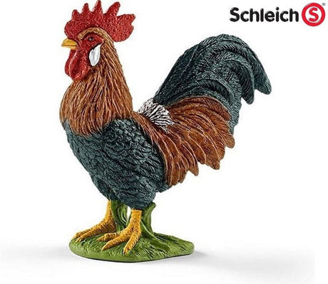 Schleich gård verden hane. 5,5x6 cm. 3+