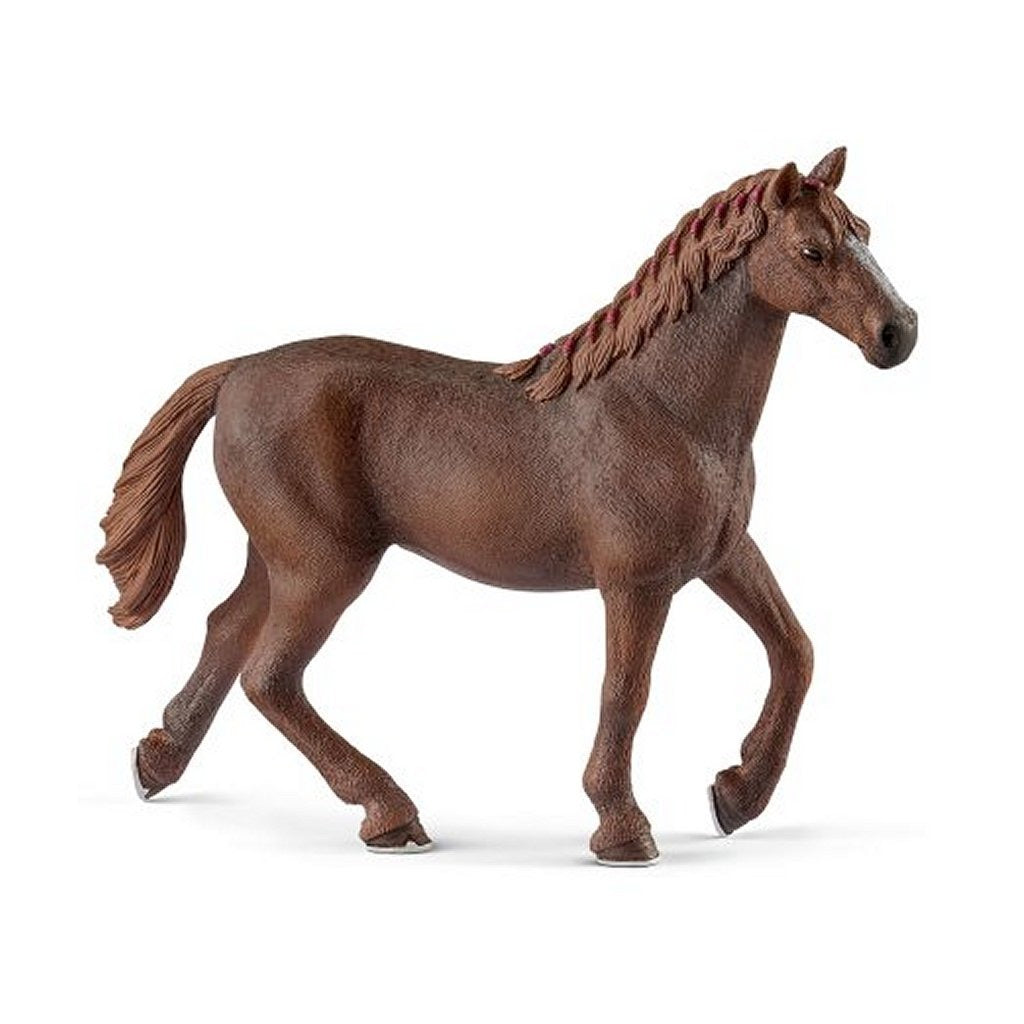 Schleich hesteklub - Engelsk fuldblods hoppe - legefigur - børnelegetøj til drenge og piger - 5 til 12 år - 13855