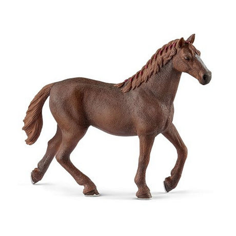 Schleich hesteklub - Engelsk fuldblods hoppe - legefigur - børnelegetøj til drenge og piger - 5 til 12 år - 13855