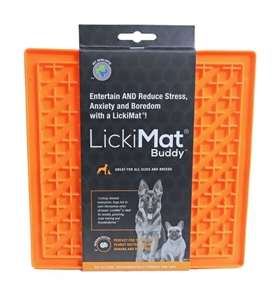 Lickimat buddy orange