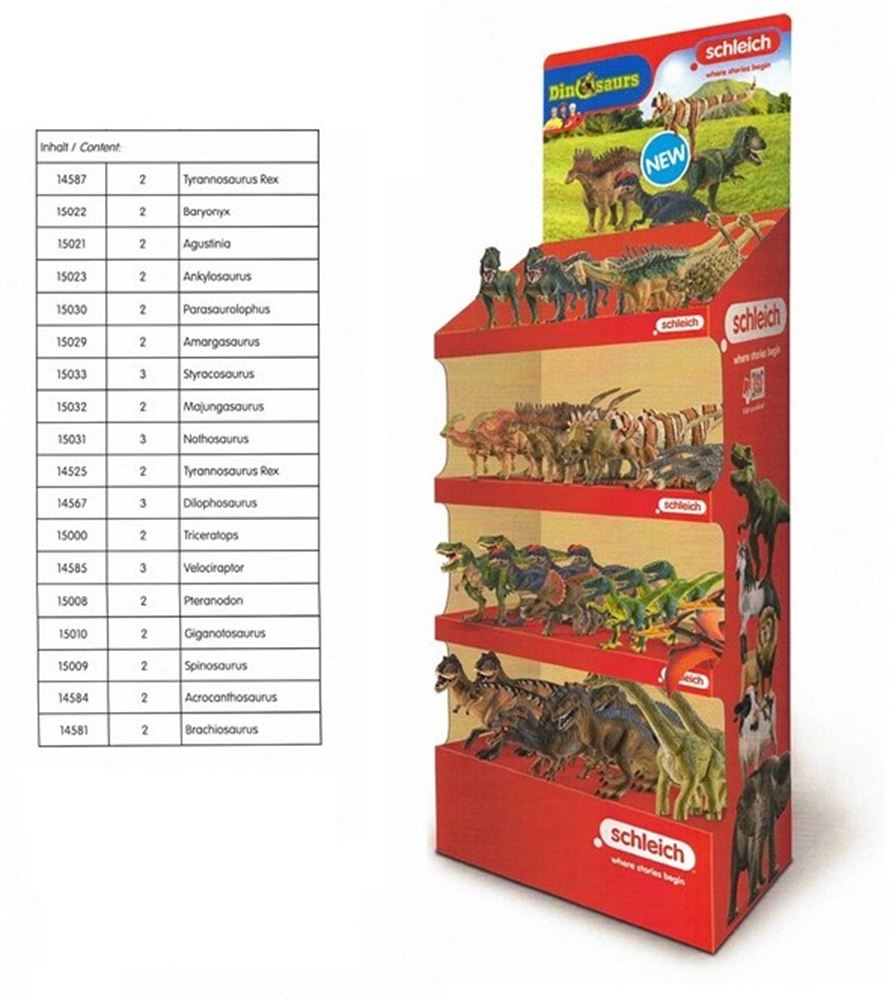 Schleich dinosaurer 18 ass. (39 styk). 3+
