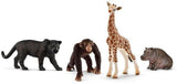 Schleich wild life 4-pak. 15x19 cm. 3+