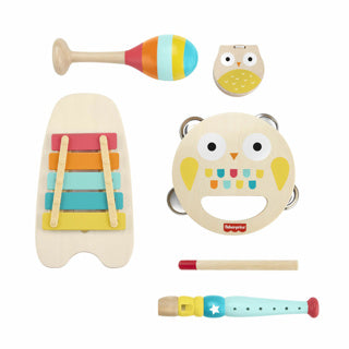 Mattel fisher price trælegetøj musikinstrumenter gavesæt