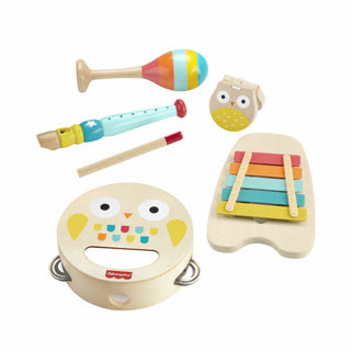 Mattel fisher price trælegetøj musikinstrumenter gavesæt