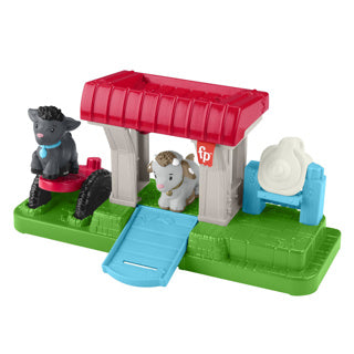 Fisher price lp foder lege geder græs