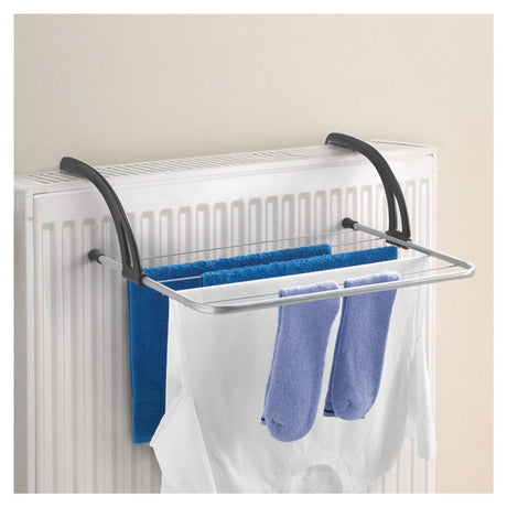 Metaltex favonio radiator altan tørrestativ 3 m tørrelinje sølv sort