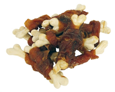 Wanpy Ovn-ristet kylling Jerky Calcium Bone Twists