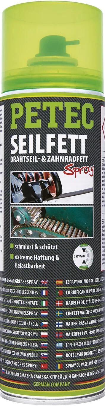 Petec haftschmiermittel seilfett reb fedt spray 500 ml