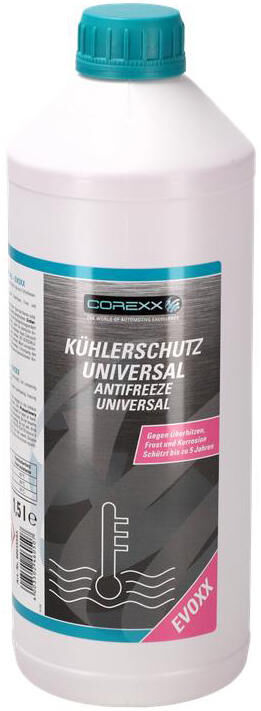 Corexx kølerbeskyttelsesprodukt uni evoxx frostvæske 1,5 l universal evoxx