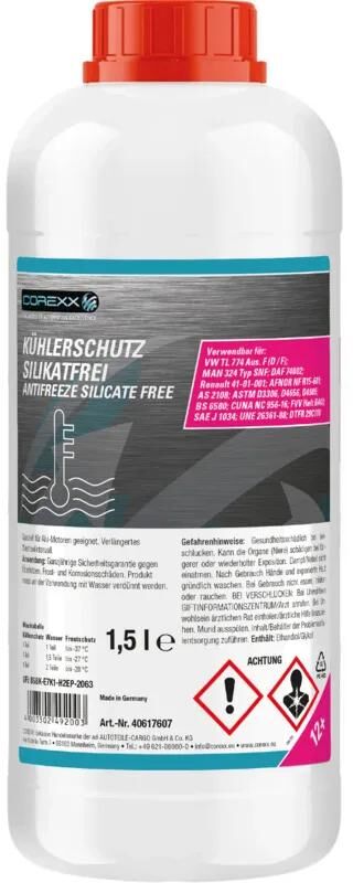 Corexx kühlerschutz silikatfrei g12+ frostvæske silikatfri (g12+) 1,5l