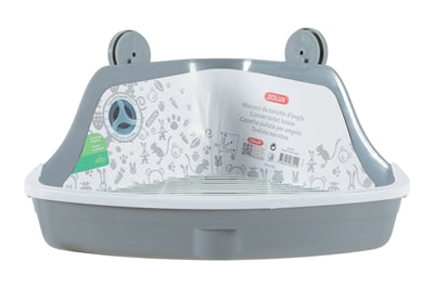 Zolux hjørne toilet gnaver grå