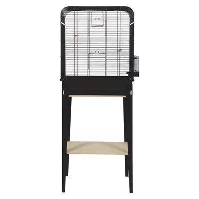 Zolux Bird Cage chic loft med møbler sort