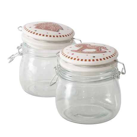 Boltze home voorraadpot peperkoek 450ml ã˜11xh11,5cm